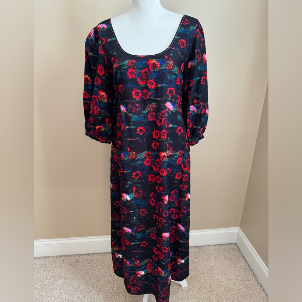 NWT Rachel Comey x Target Kodak Red Floral Midi Dress